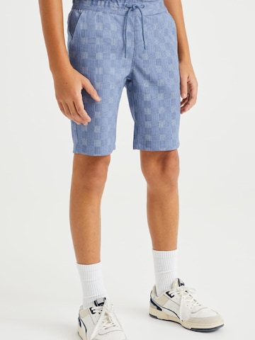 WE Fashion Slimfit Shorts in Blau: predná strana