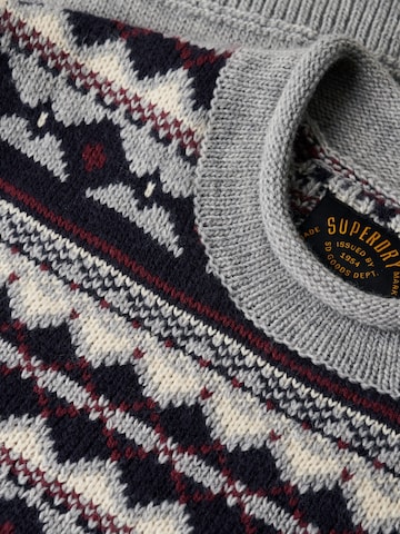 Pullover 'FAIRISLE' di Superdry & Co in grigio