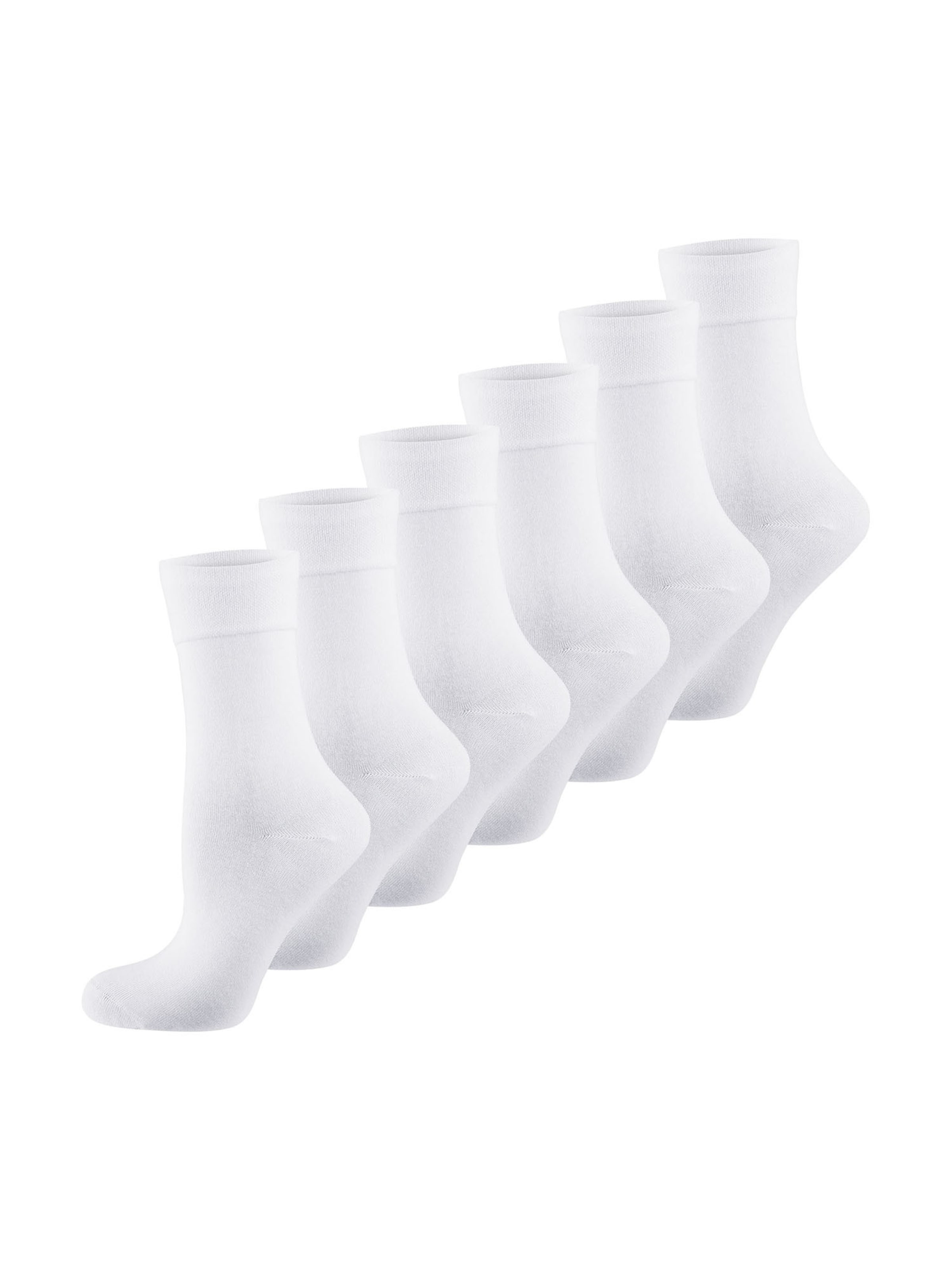 Nur Die - Calcetines ' 98 Komfortbund ' en blanco: frente