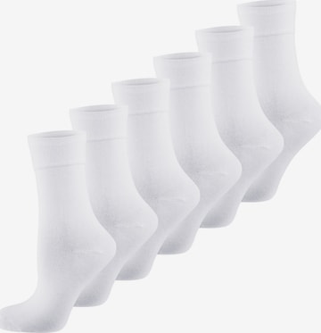 Nur Die - Calcetines ' 98 Komfortbund ' en blanco: frente