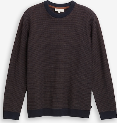 TOM TAILOR Neulepaita värissä konjakki / musta, Tuotenäkymä