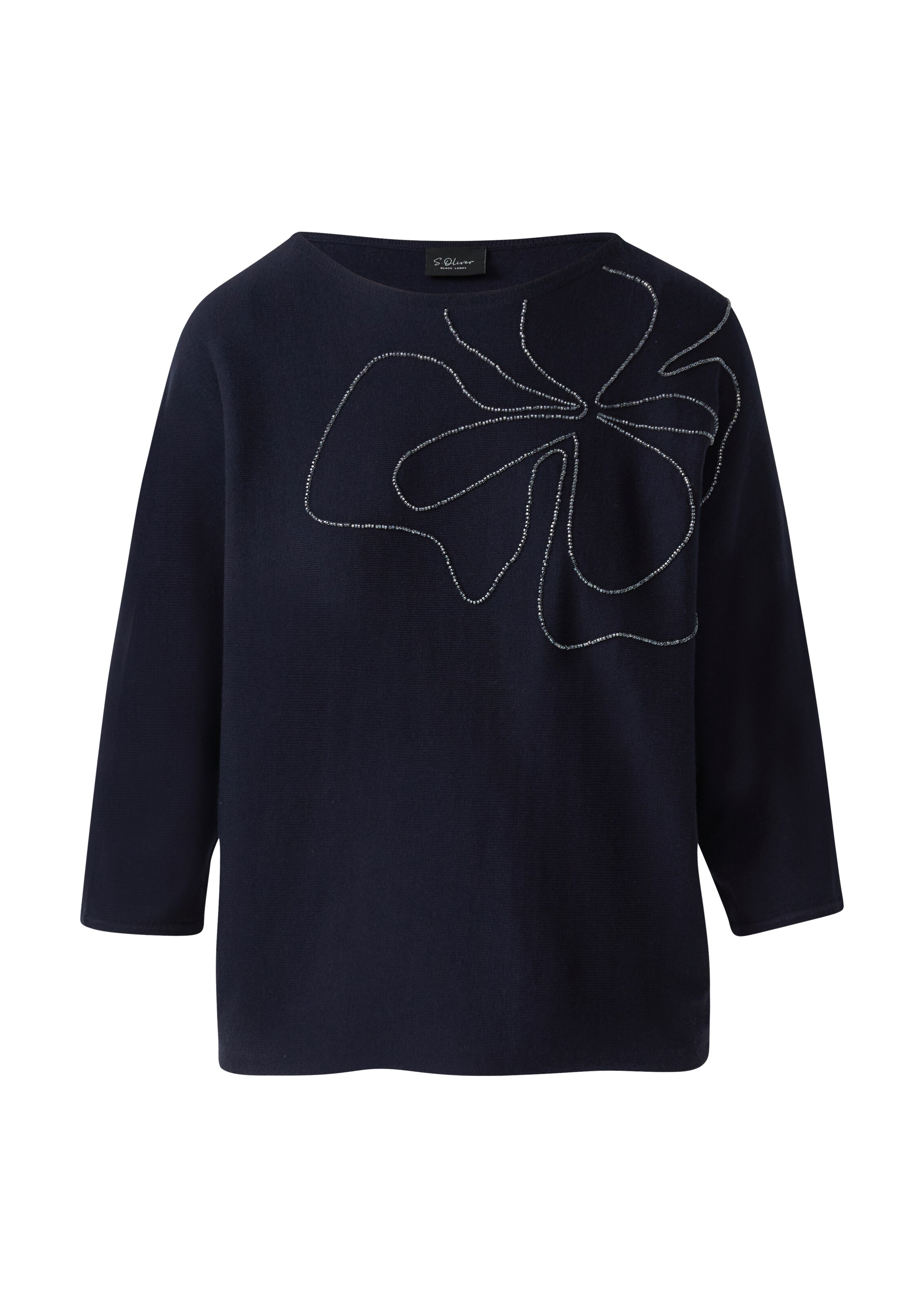 Pull-over s.Oliver BLACK LABEL en bleu : devant