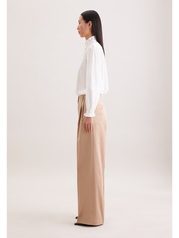 SEIDENSTICKER Regular Trousers 'Uni' in Beige