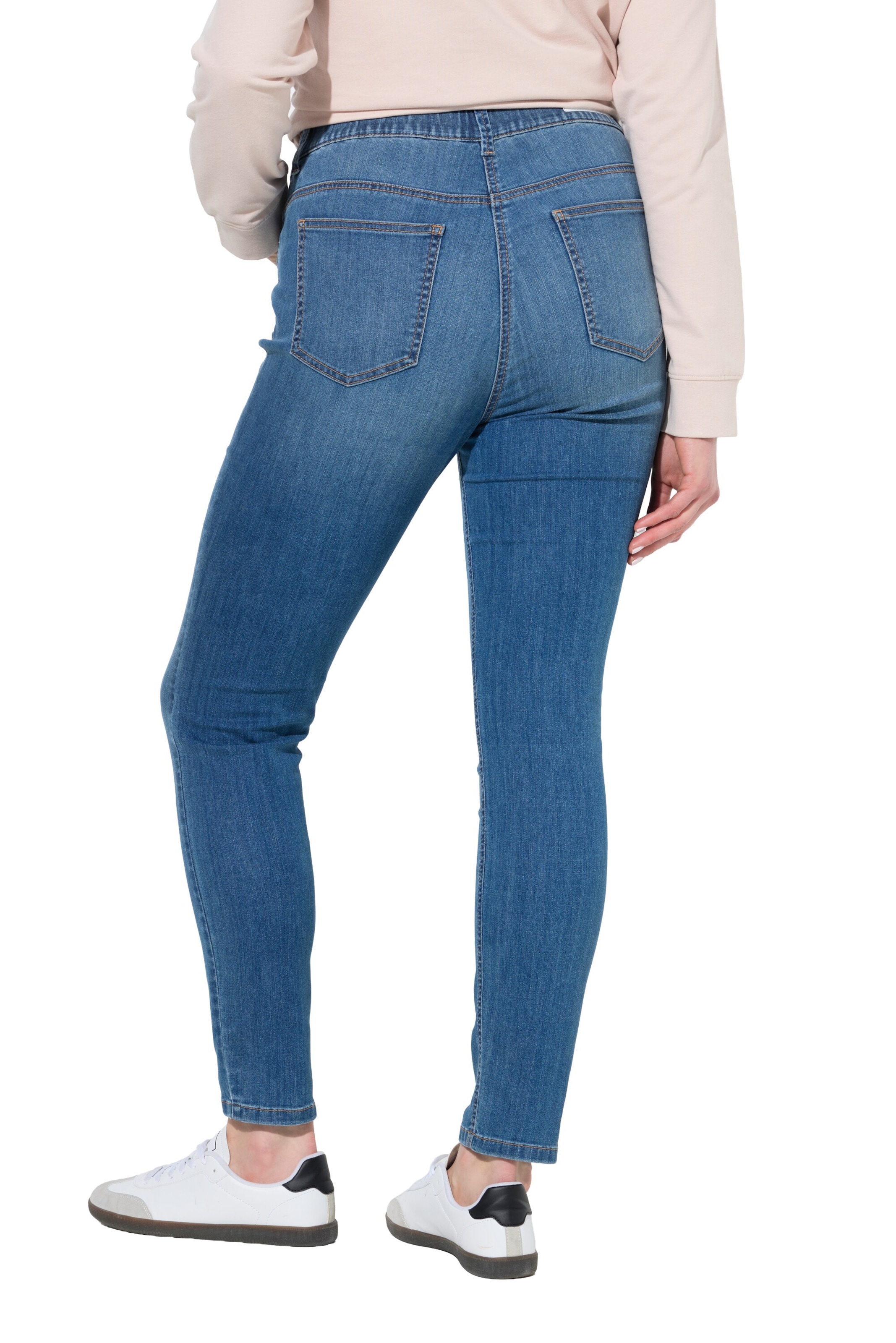 Ulla Popken Regular Jeans in Blauw