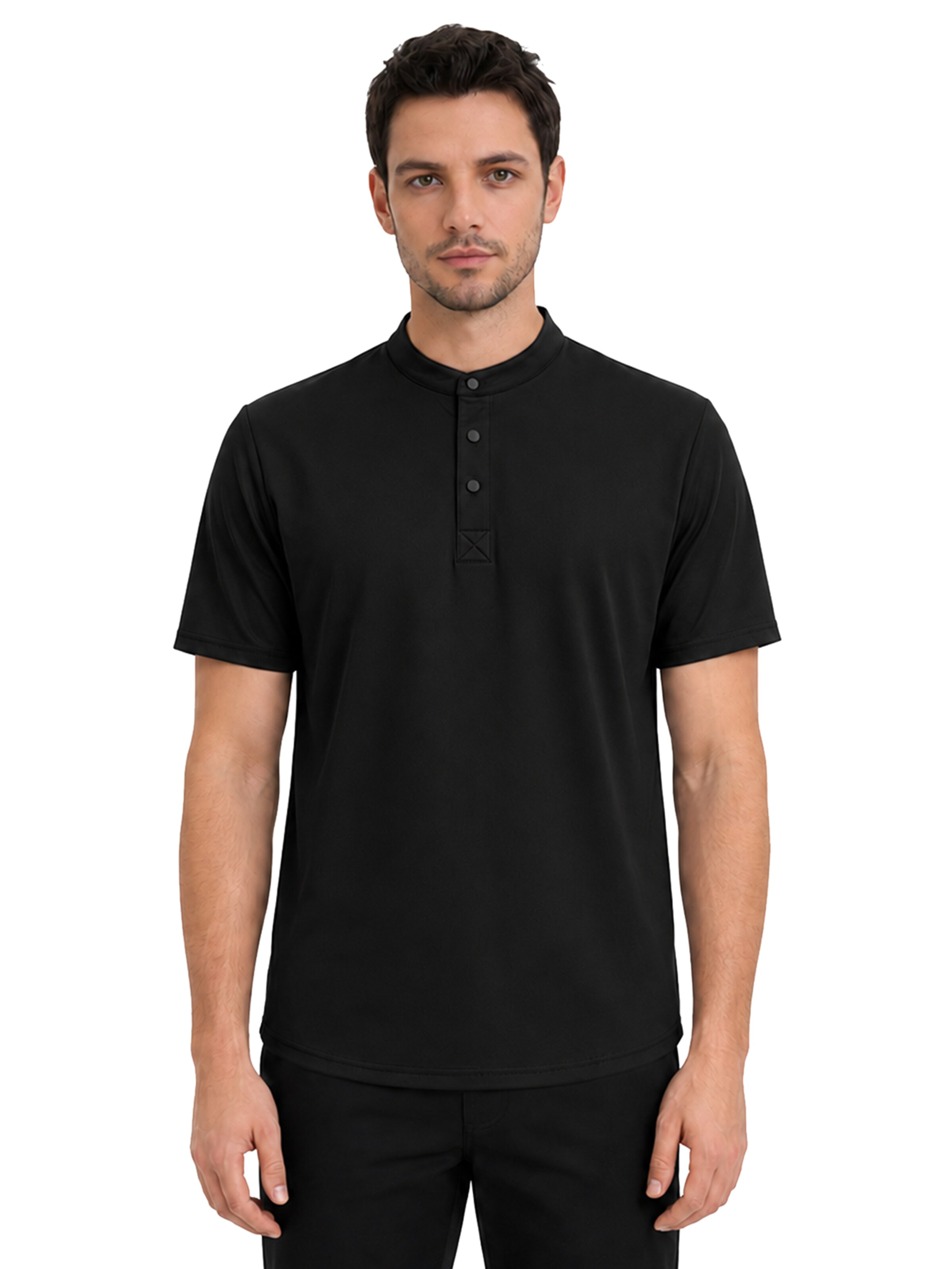 ALLTHEMEN Shirt 'Atmen'‌‌‌‌‌‌ in Schwarz