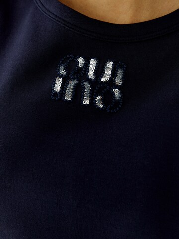 OUI Top in Blau