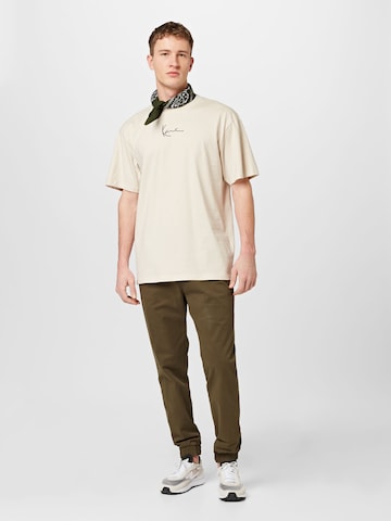 Karl Kani - Camiseta ' Small Signature Essential T' en beige