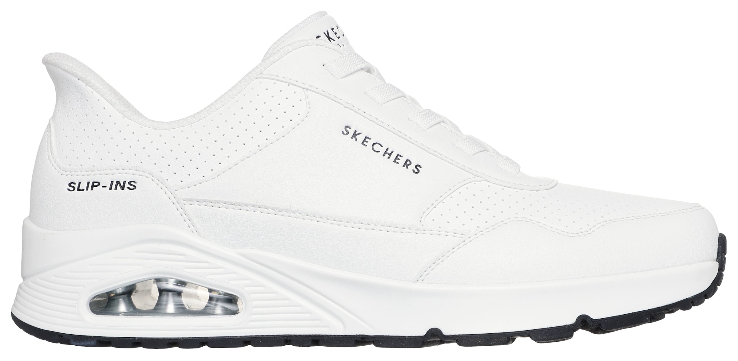 SKECHERS Platform trainers in White: front