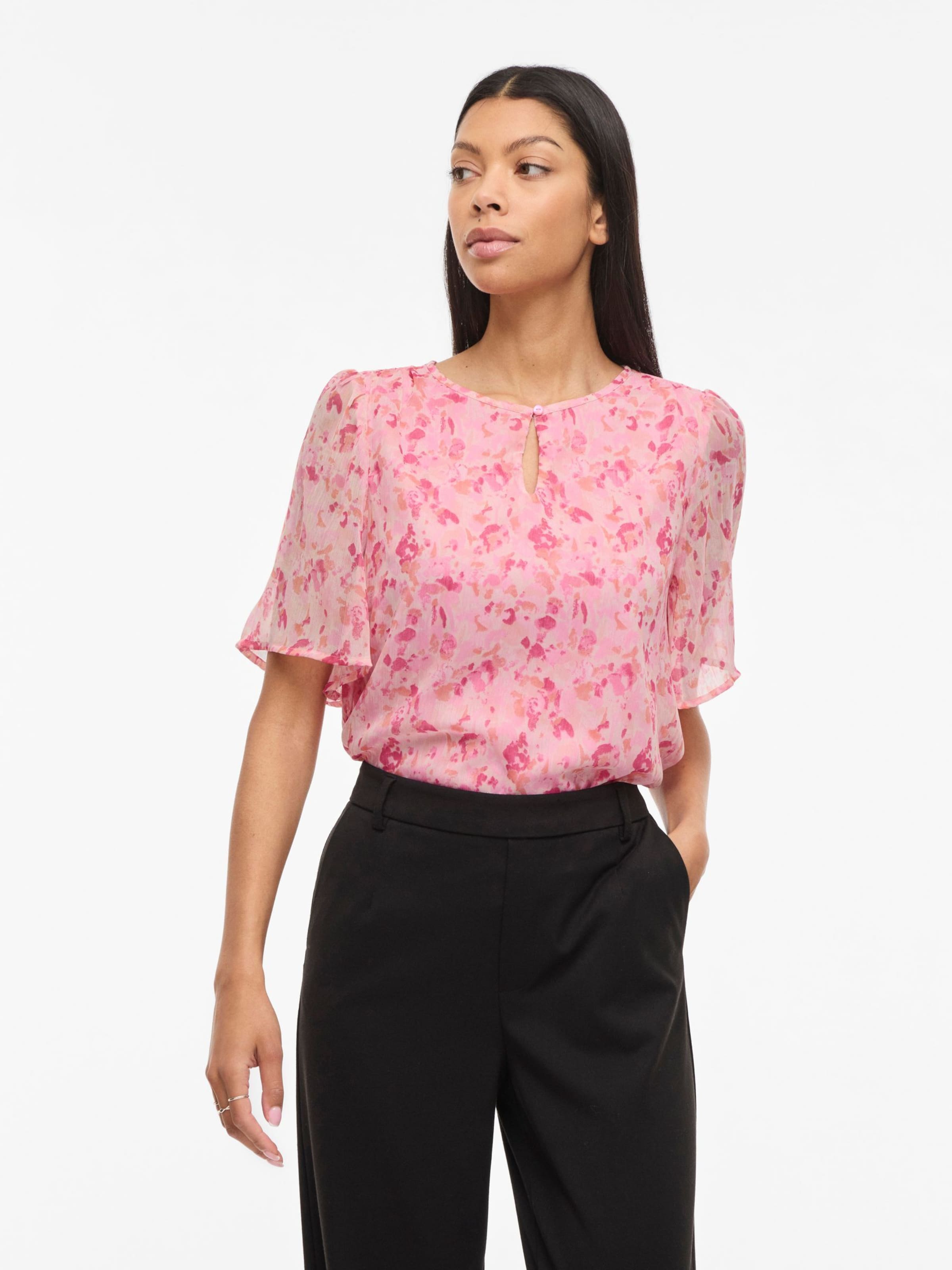 VILA Bluse 'VIEMMAl' in Pink: Vorderseite