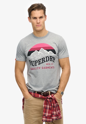 Superdry Shirt in Grey: front