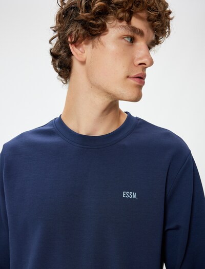 Koton Sweatshirt in de kleur Navy / Wit, Productweergave
