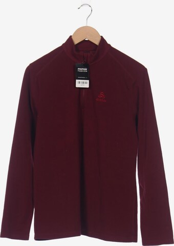 ODLO Sweatshirt & Zip-Up Hoodie in XL in Red: front
