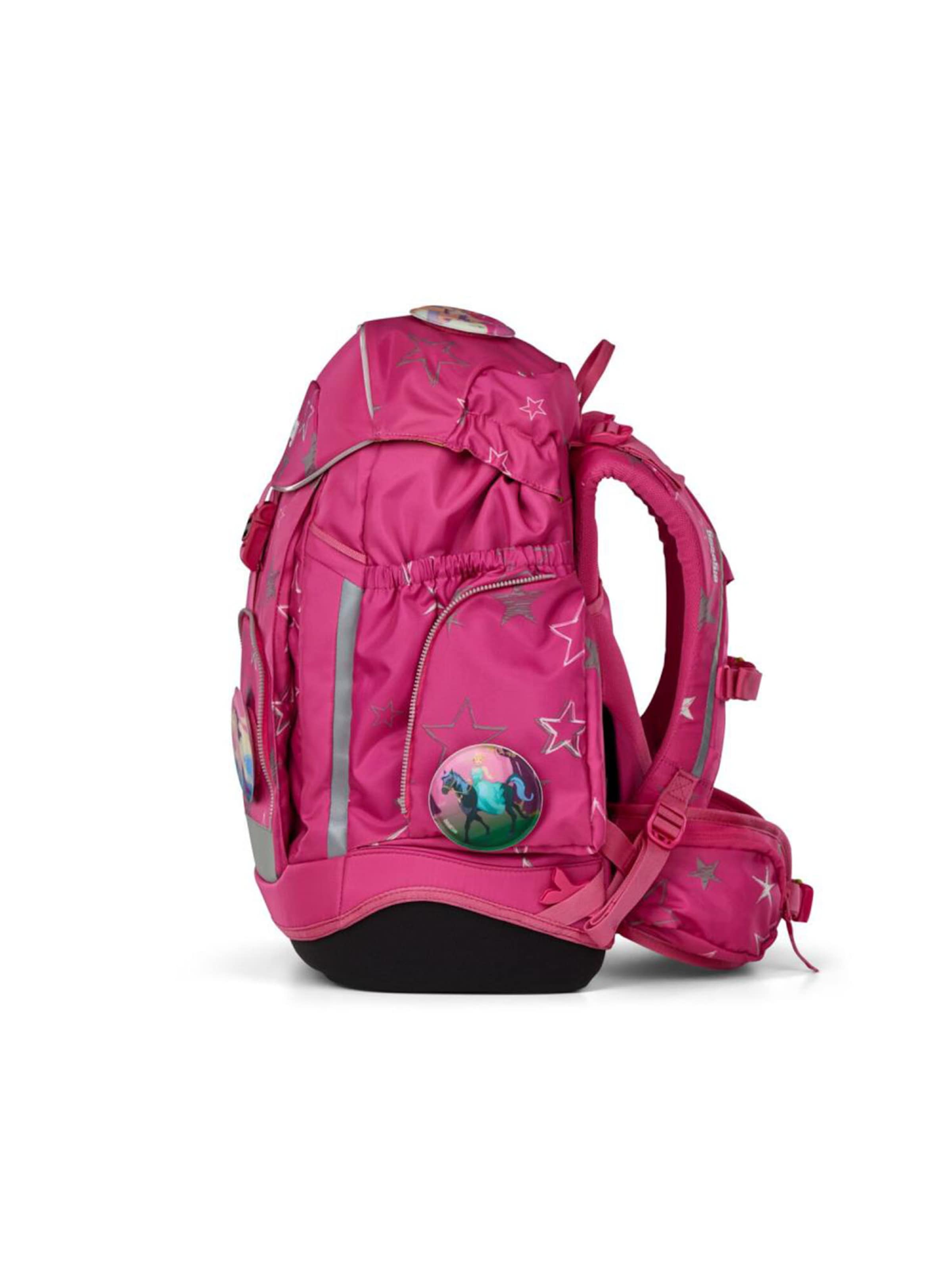 ergobag Backpack 'Maxi Schulrucksack Set 6tlg.' in Pink