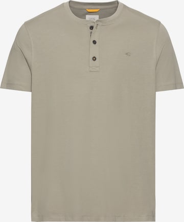CAMEL ACTIVE Kurzarm Henley in Grün: Vorderseite