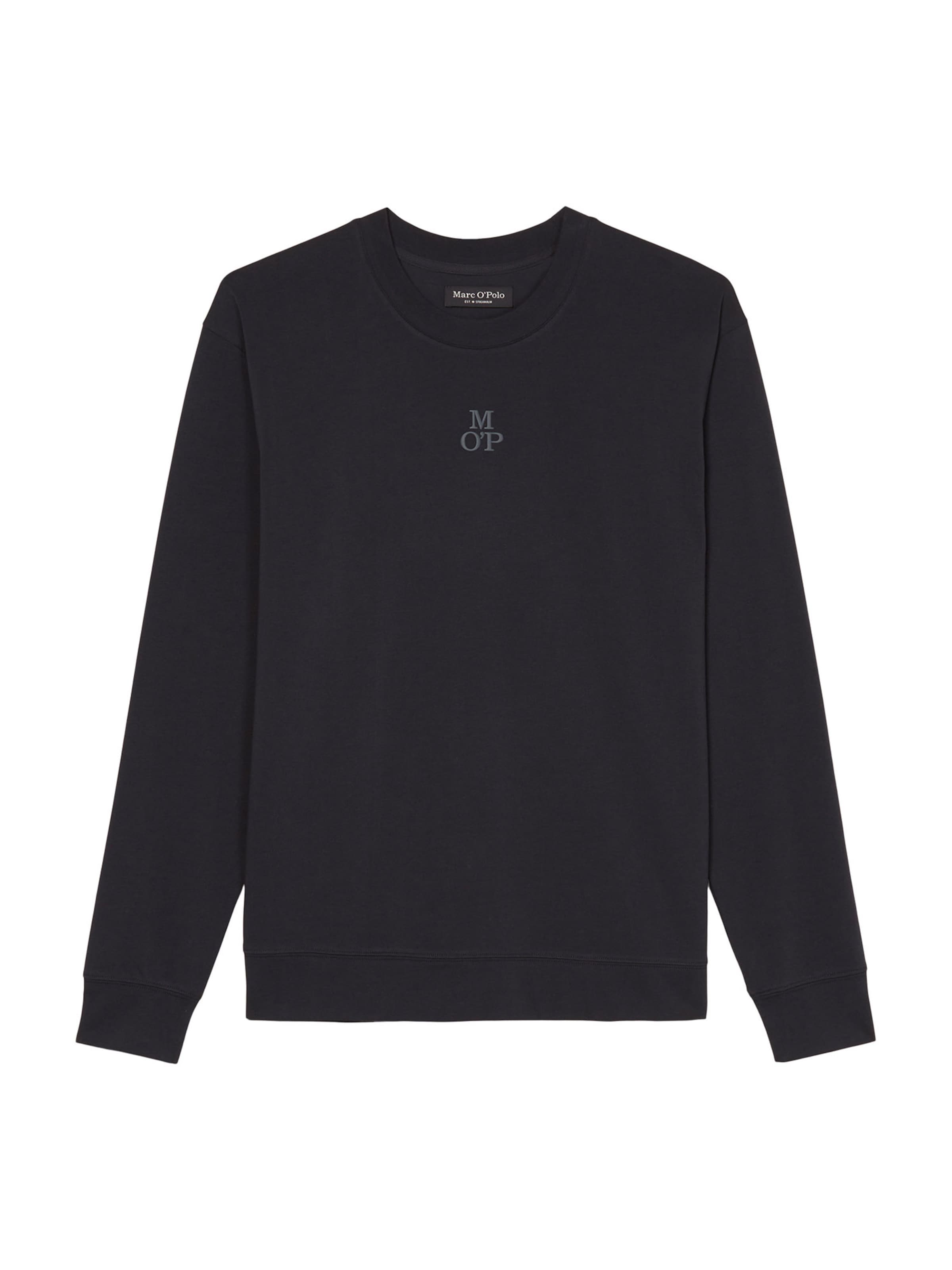 Marc O'Polo Pyjama lang ' Heavy Jersey ' in Blauw: voorkant