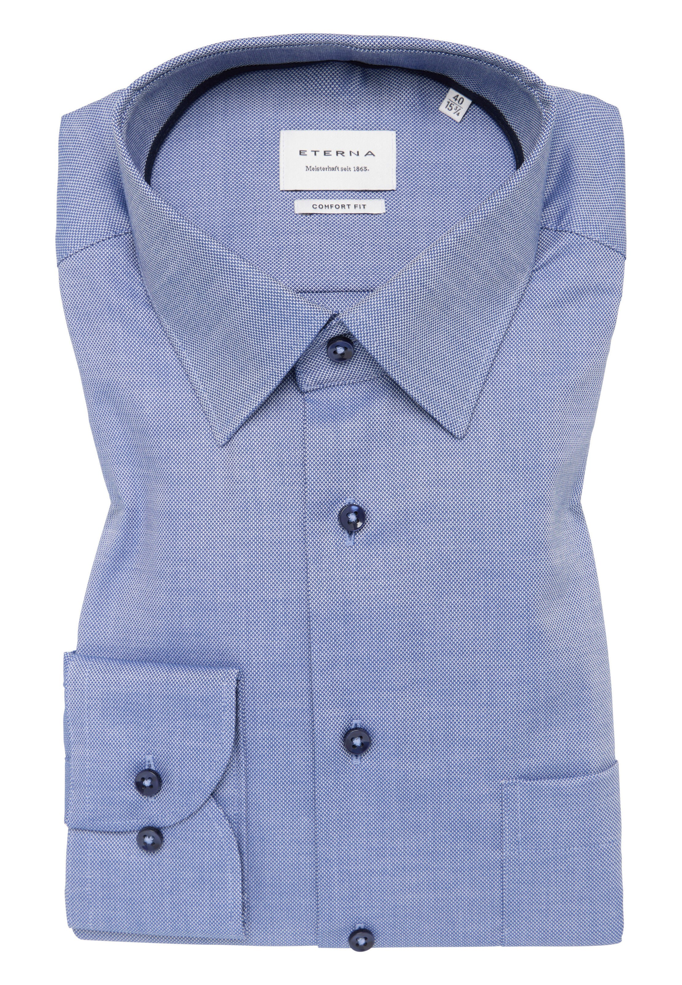 ETERNA Comfort Fit Businesshemd in Blau