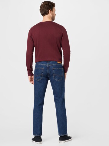 JACK & JONES Regularen Kavbojke 'Clark' | modra barva