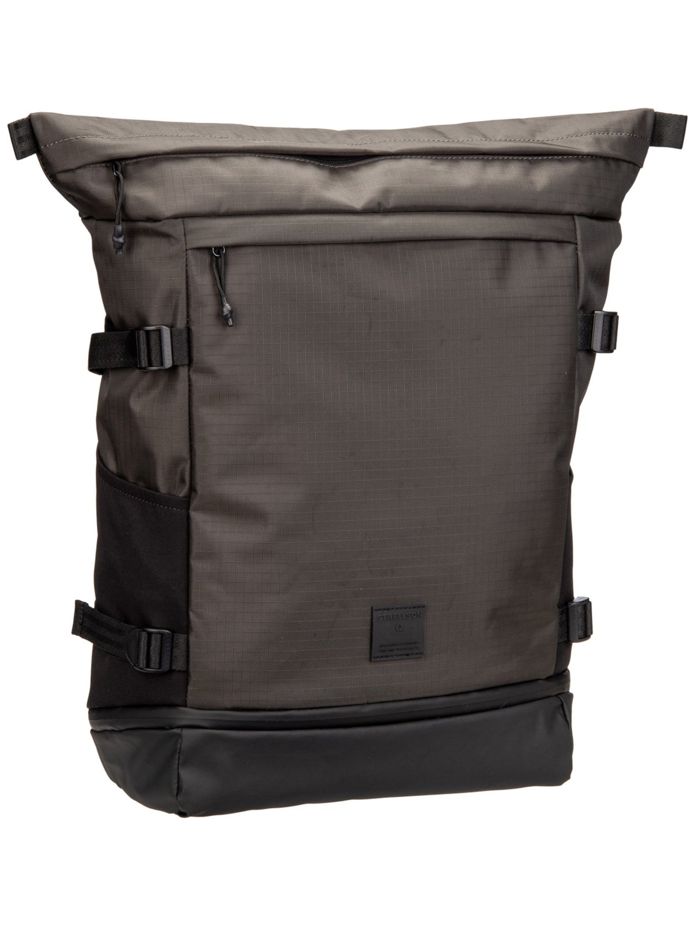 STRELLSON Rucksack 'New Ham Sebastian LVZ' in Grün: Vorderseite