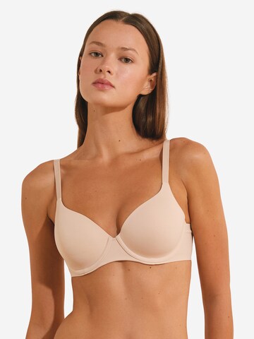 ETAM Classic Bra 'Pure Invisible' in Beige: front