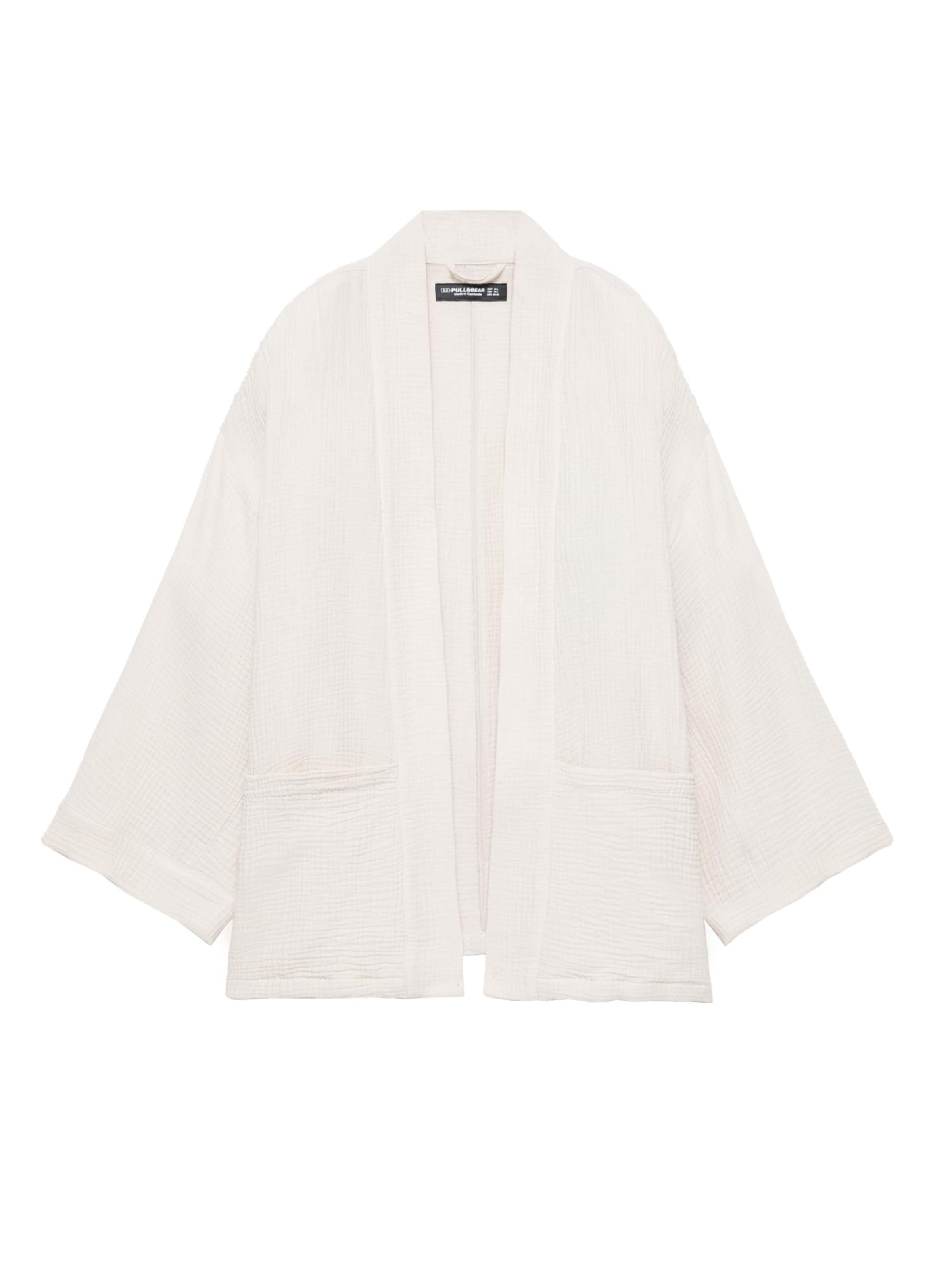 Pull&Bear Kimono värissä beige: etupuoli