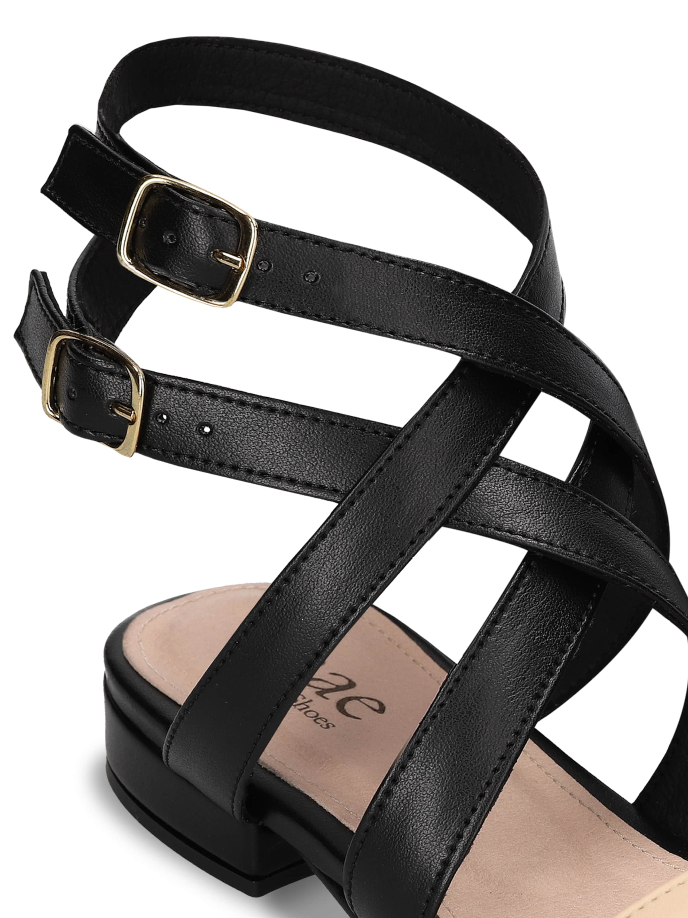 nae Vegan Shoes Sandal in Black