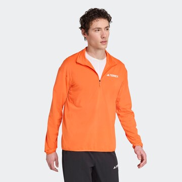 ADIDAS TERREX Athletic Sweater in Orange