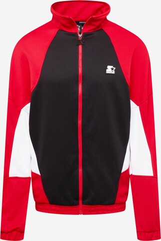 Veste mi-saison Starter Black Label en rouge : devant