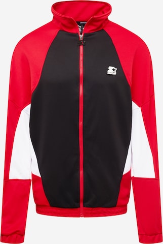 Starter Black Label Between-Season Jacket in Red: front