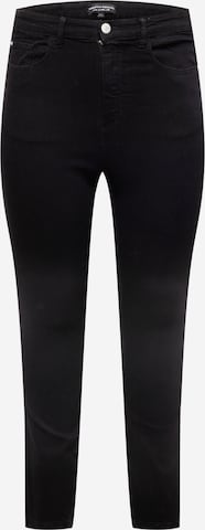 Dorothy Perkins Curve Skinny Jeans 'Alex' in Black: front