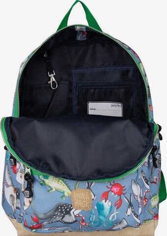 Pick & Pack Backpack 'Mix Animal' in Blue