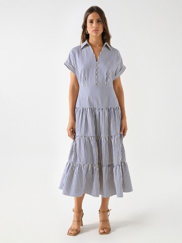 Salsa Jeans Blousejurk in Blauw: voorkant