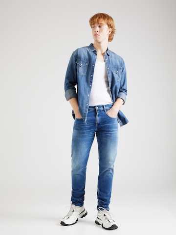 REPLAY Regular Jeans 'ANBASS' in Blau