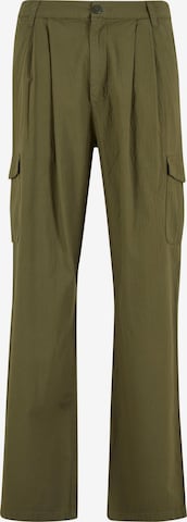 Urban Classics Карго панталон в зелено: отпред