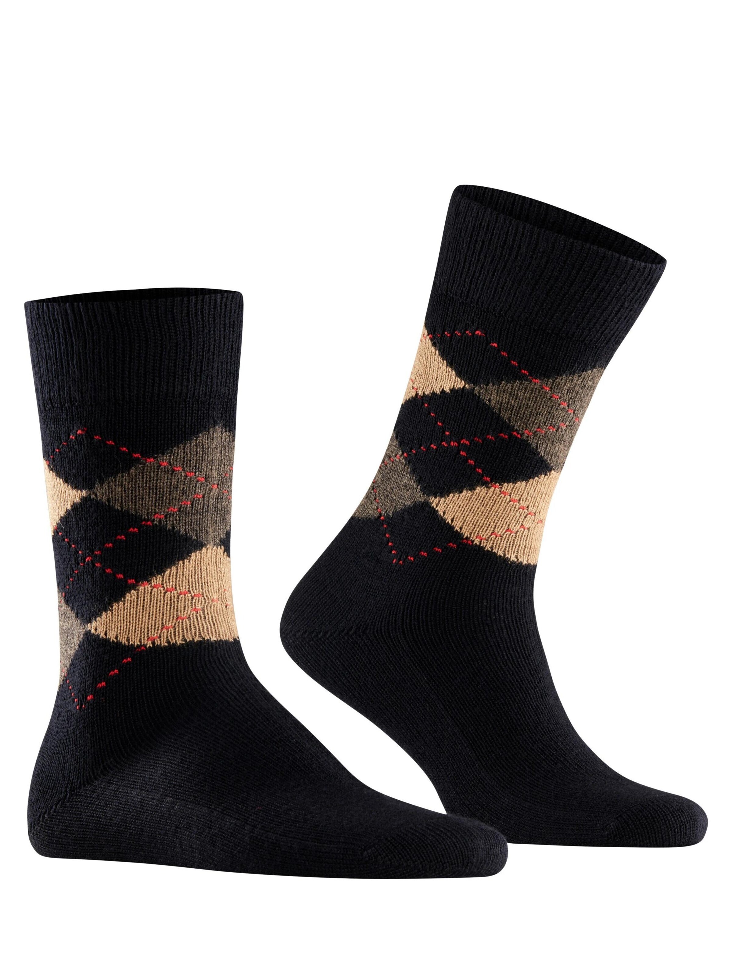 BURLINGTON Socken 'Preston'‌‌‌‌ in Schwarz