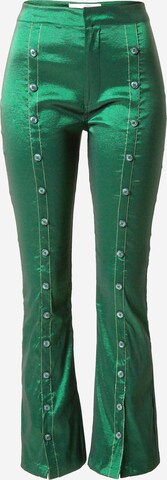 Hosbjerg - Bootcut Pantalón 'Indie Elora' en verde: frente