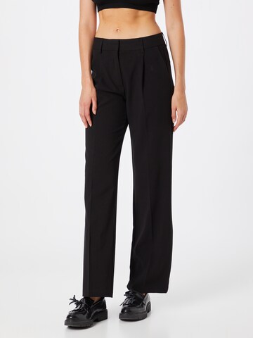 Soft Rebels Loosefit Pantalon 'Vilja' in Zwart: voorkant