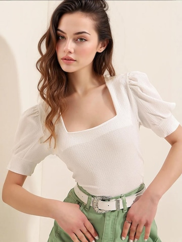 Bigdart Bluse in Weiß