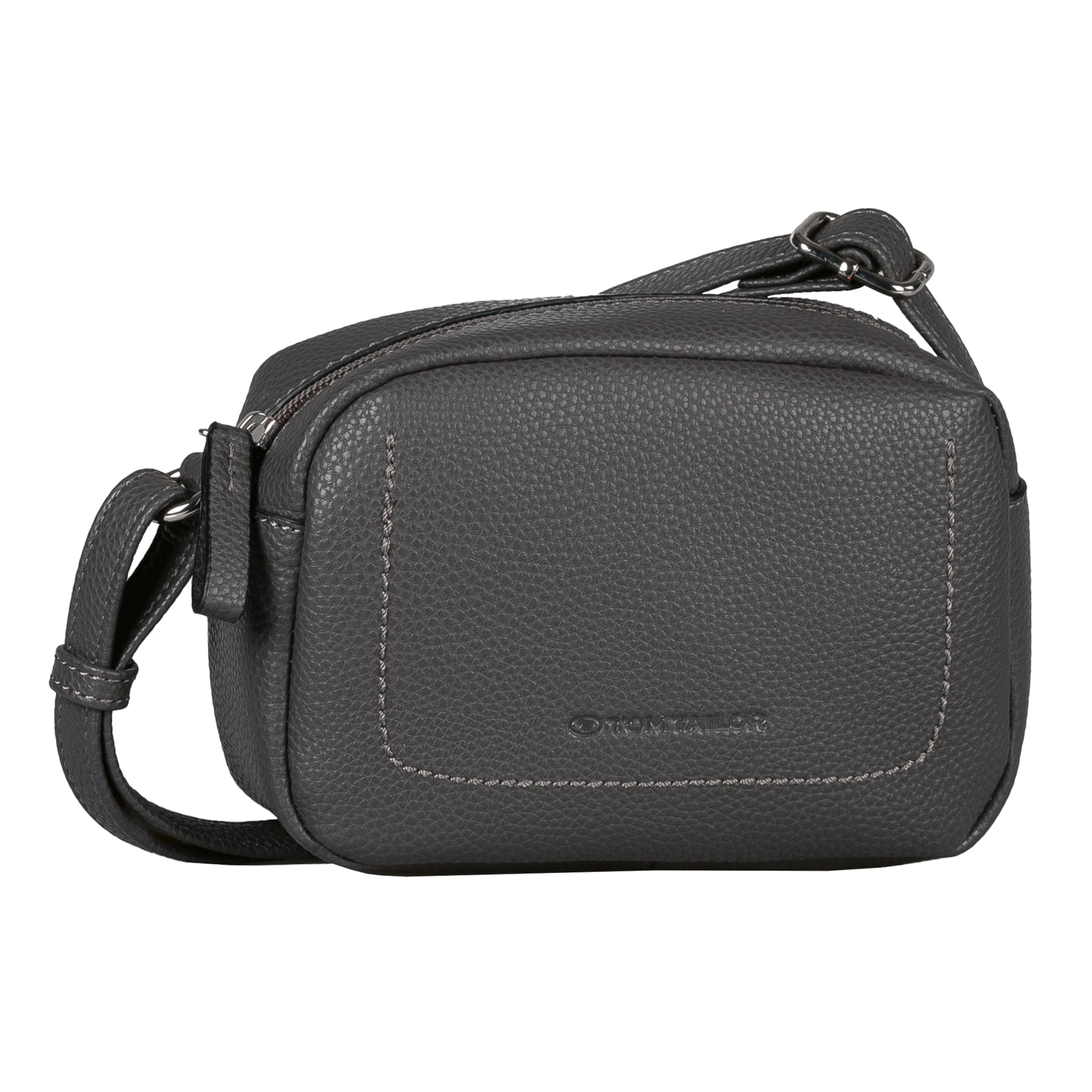 TOM TAILOR Crossbody Bag in Grey: front