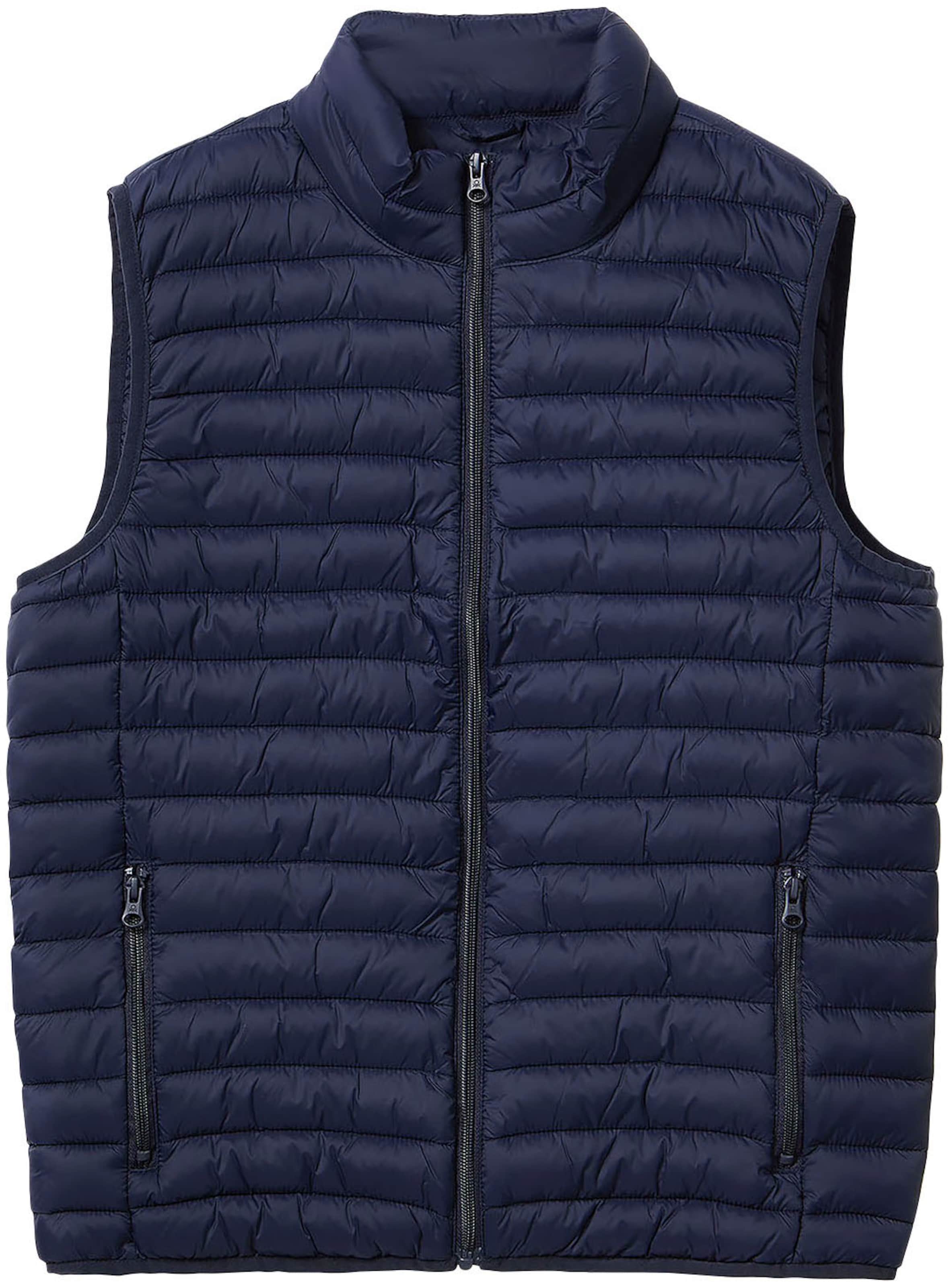 UNITED COLORS OF BENETTON Vest in Blue: front
