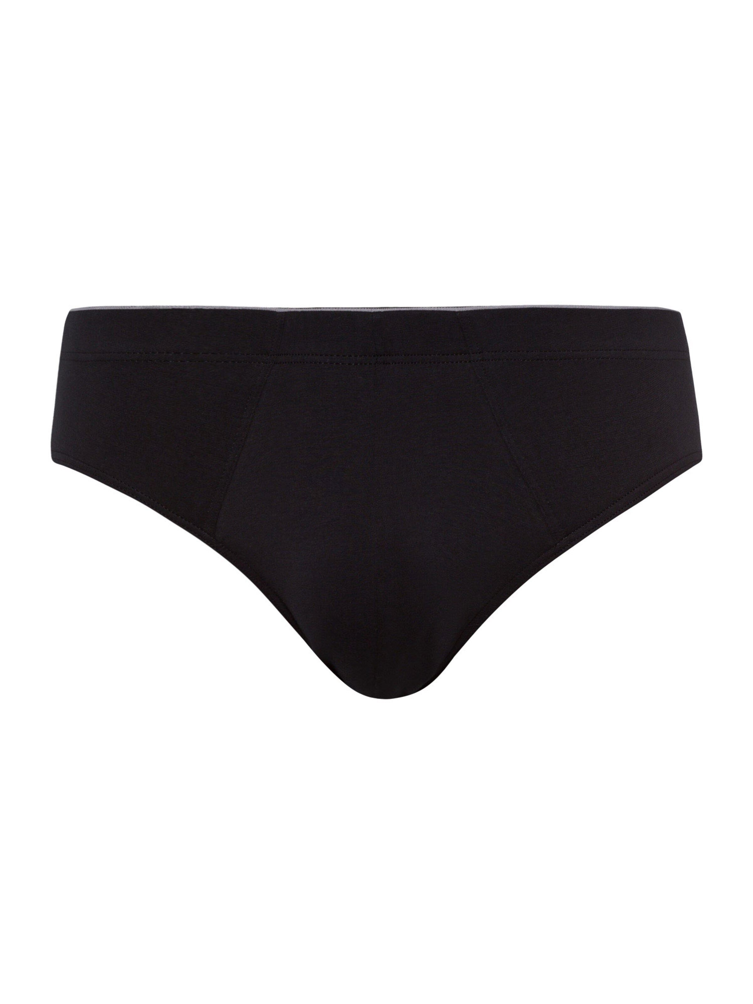 Hanro Slip ' Cotton Superior ' in Black: front