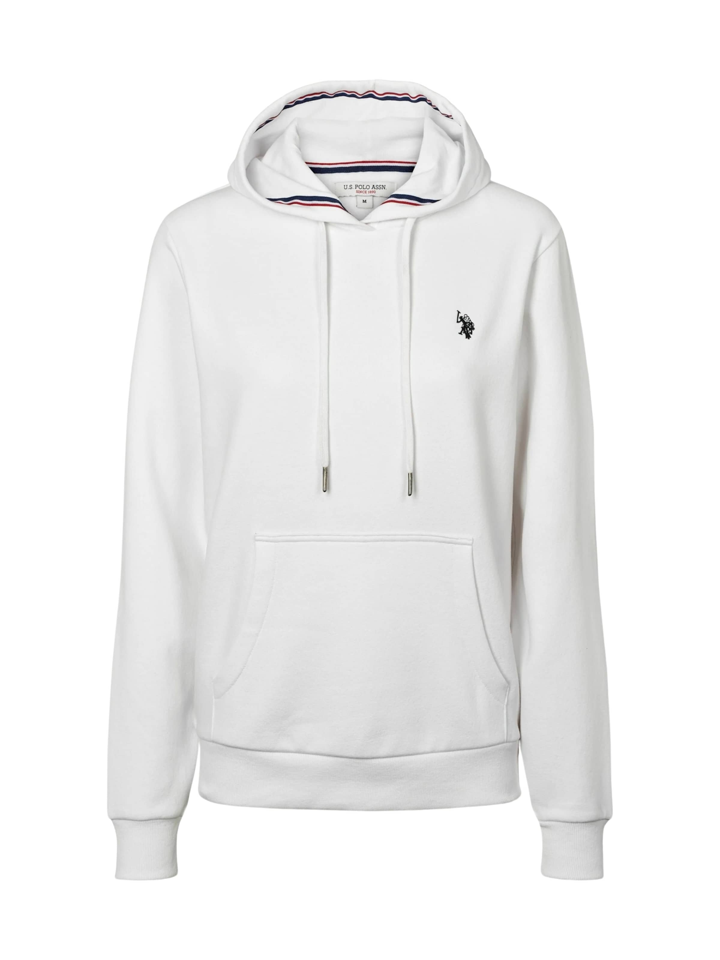 U.S. POLO ASSN. Sweatshirt 'Aba' i hvid: forside