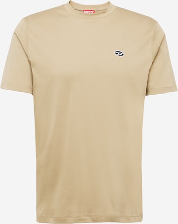 DIESEL Shirt 'JUST DOVAL' in Beige: front