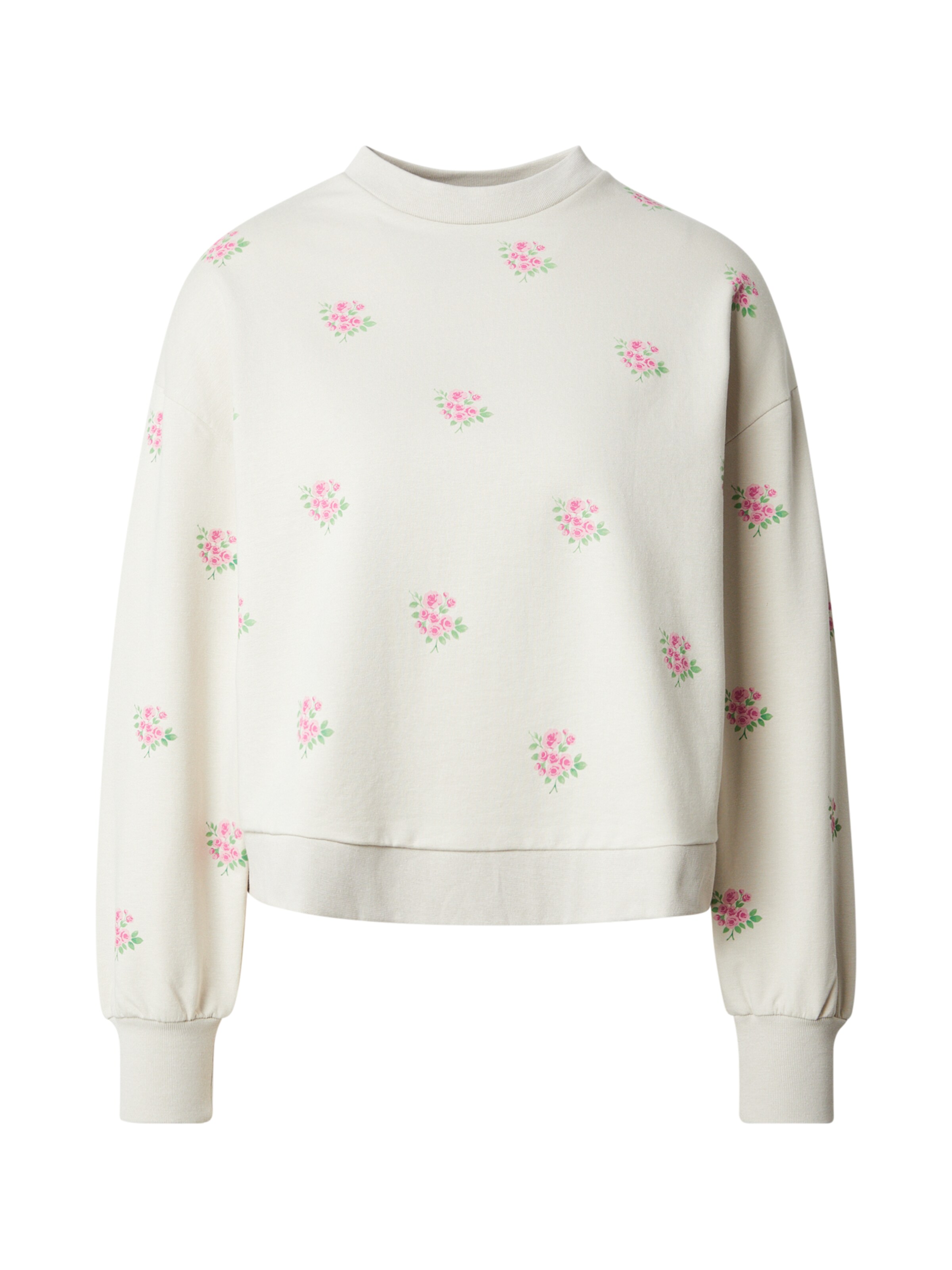 Felpa 'Eliane' ABOUT YOU di colore verde chiaro / rosa / eosina / offwhite, Visualizzazione prodotti