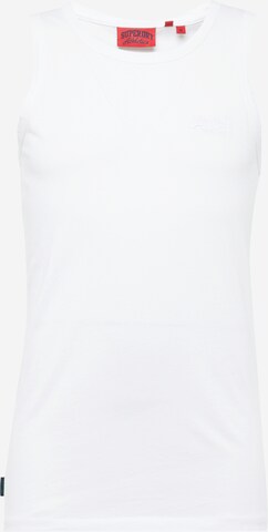 T-Shirt 'ESSENTIAL' Superdry en blanc : devant
