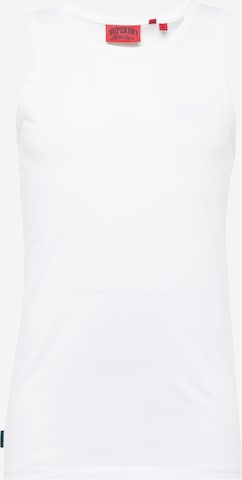 T-Shirt 'ESSENTIAL' Superdry en blanc : devant