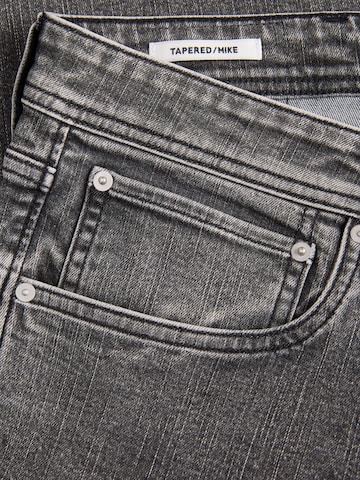 JACK & JONES Tapered Jeans 'JJIMike JJOriginal' in Grey