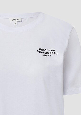 T-shirt s.Oliver en blanc