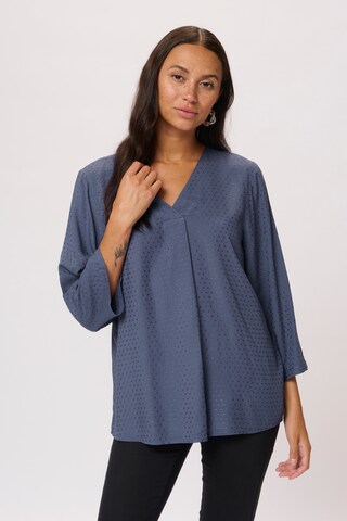 Kaffe - Blusa 'KAElsa' en azul: frente