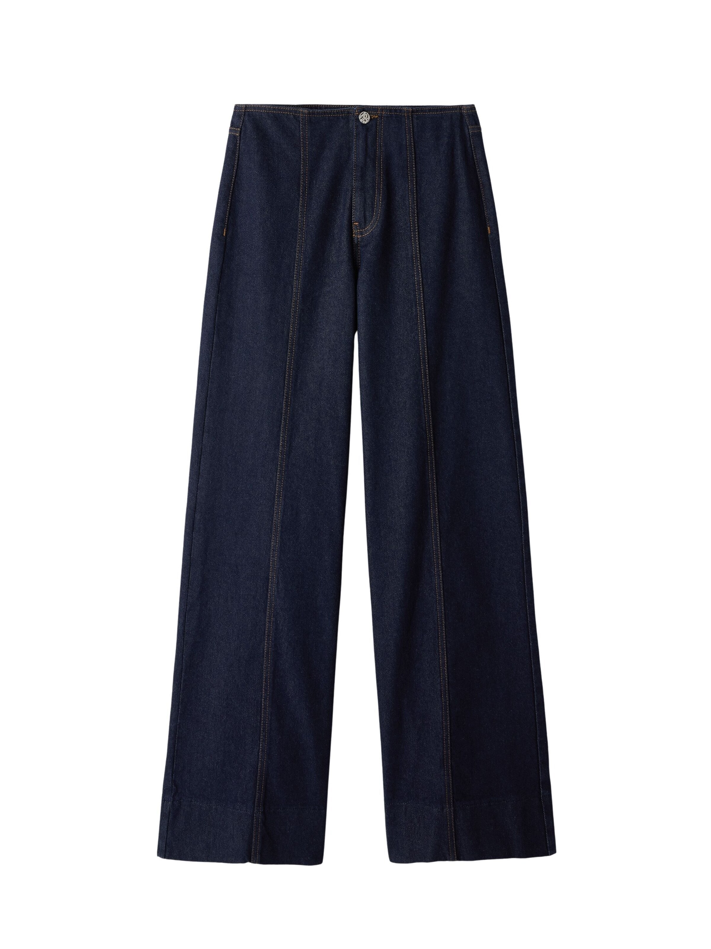 adl Wide leg Jeans in Blue: front