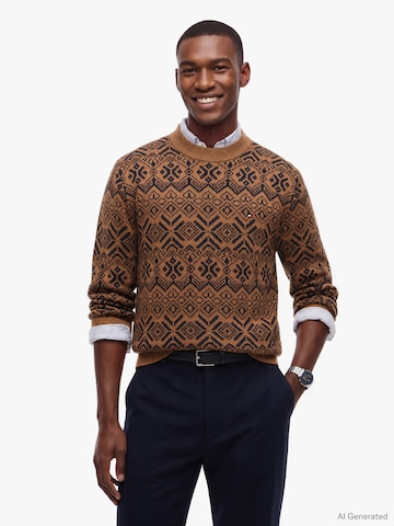 TOMMY HILFIGER Pullover in Braun: Vorderseite